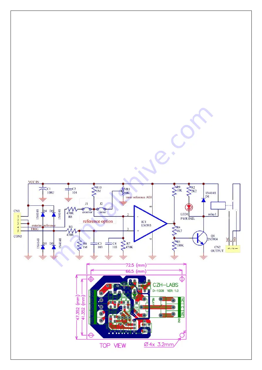 CZH-LABS D-1008 Quick Start Manual Download Page 2