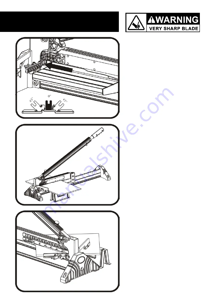 D-CUT LX-200 Operation Manual Download Page 4