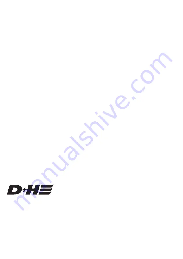 D+H KA 66-SW Original Instructions Manual Download Page 20