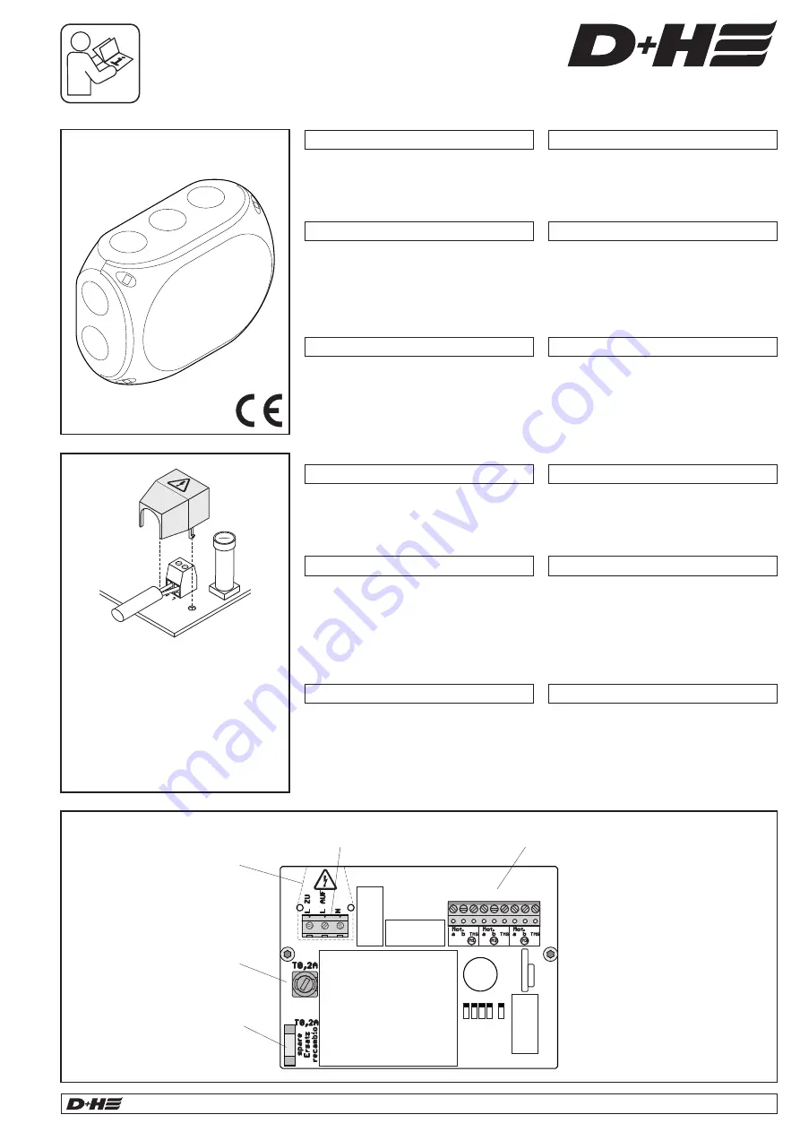 D+H PS-VE1 Original Instructions Download Page 1