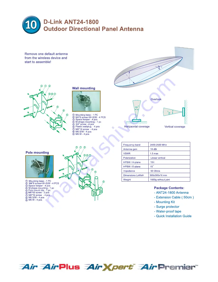 D-Link ANT24-1202 Quick Installation Manual Download Page 15