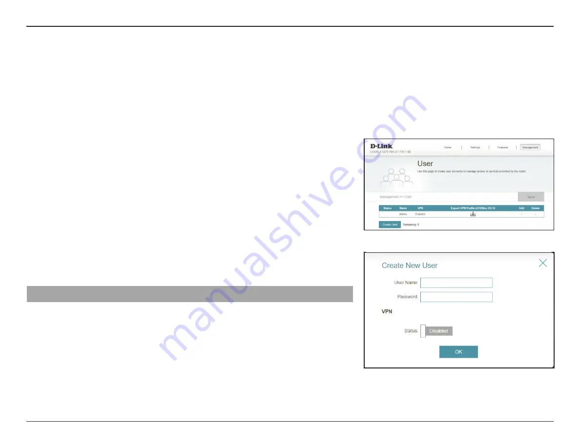 D-Link Covrax COVR-X1870 Manual Download Page 72