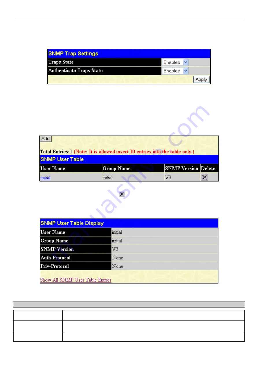 D-Link DES-1228/ME User Manual Download Page 68