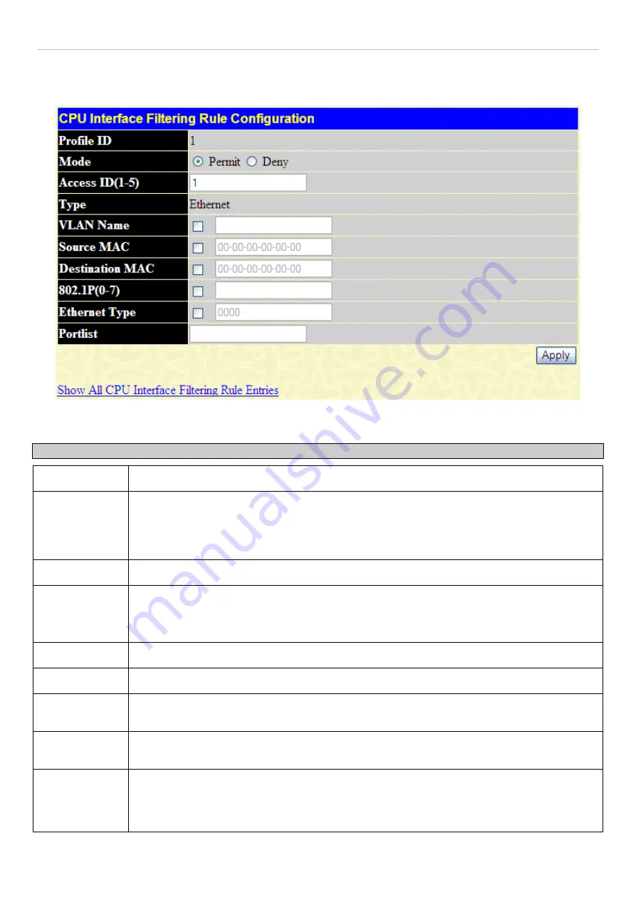 D-Link DES-1228/ME User Manual Download Page 152