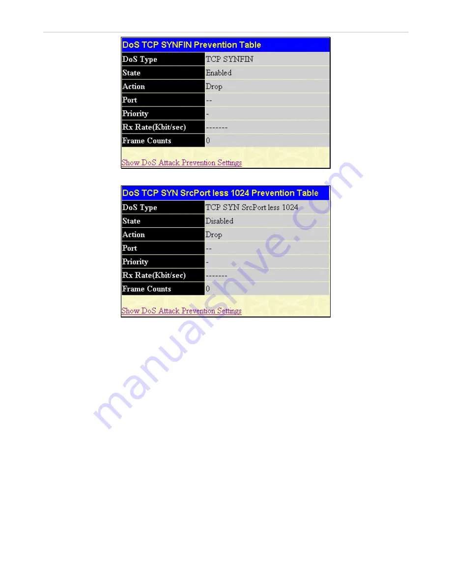 D-Link DES-3028 User Manual Download Page 245