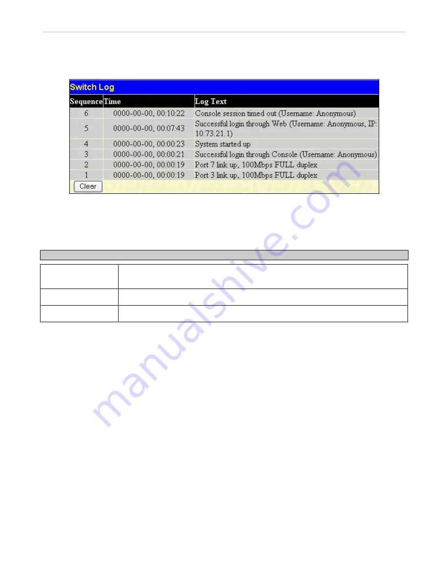 D-Link DES-3028 User Manual Download Page 263