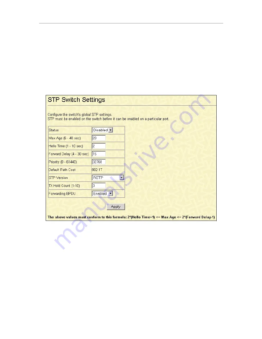 D-Link DES-3226L Manual Download Page 72