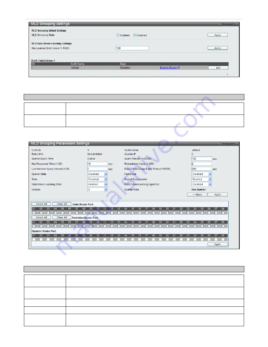 D-Link DES-3528 - xStack Switch - Stackable Скачать руководство пользователя страница 109