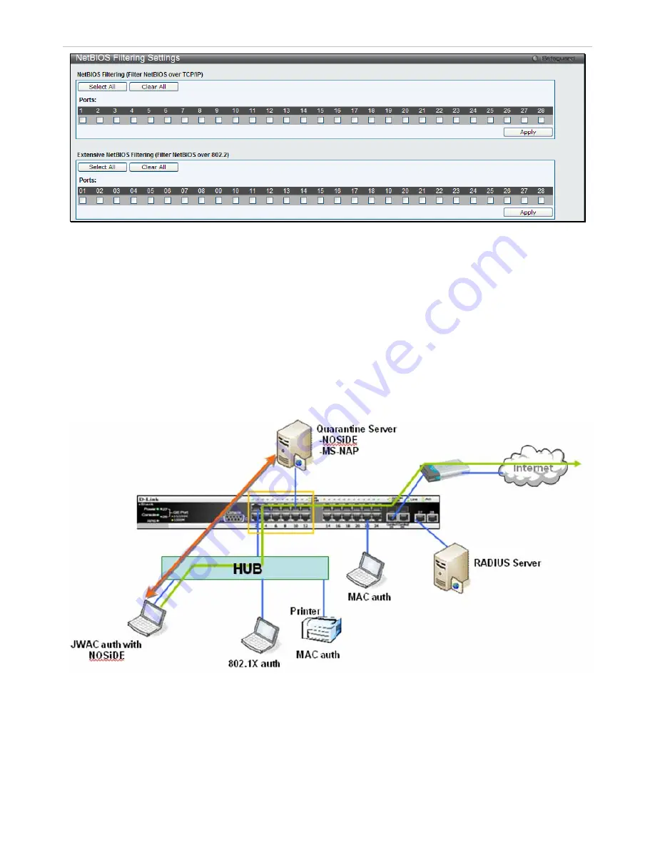 D-Link DES-3528 - xStack Switch - Stackable Скачать руководство пользователя страница 223