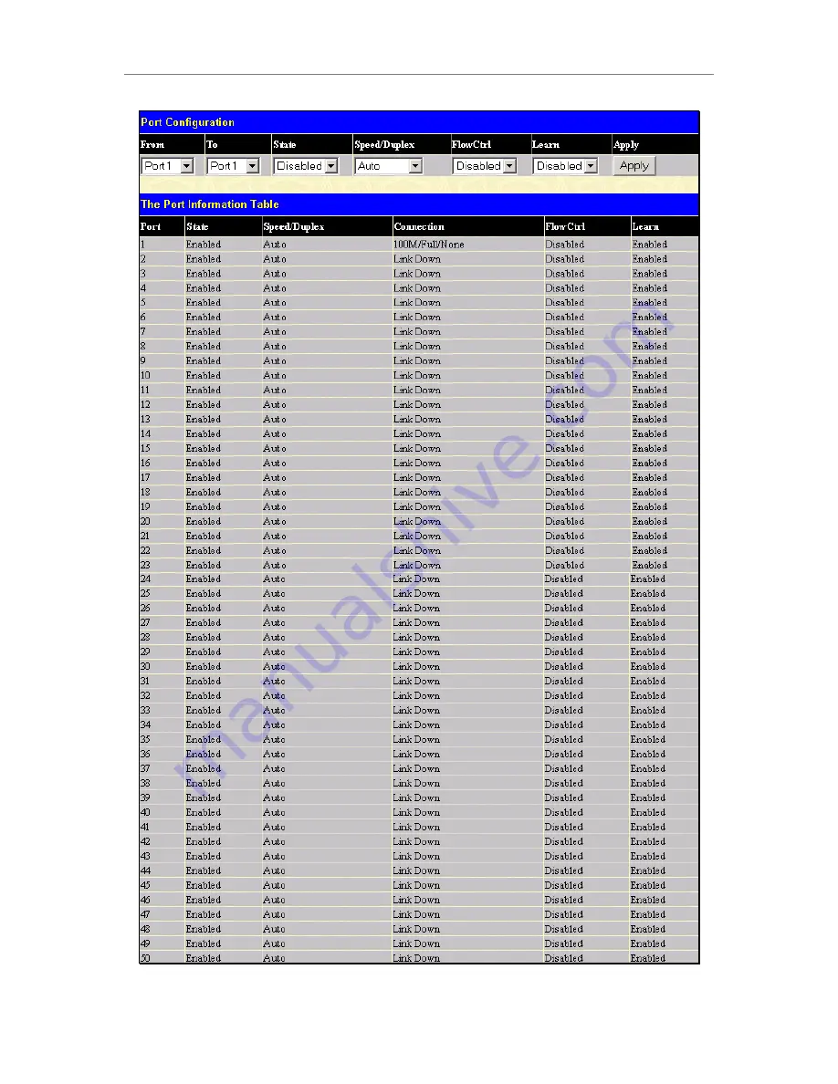 D-Link DES-3550 Скачать руководство пользователя страница 44