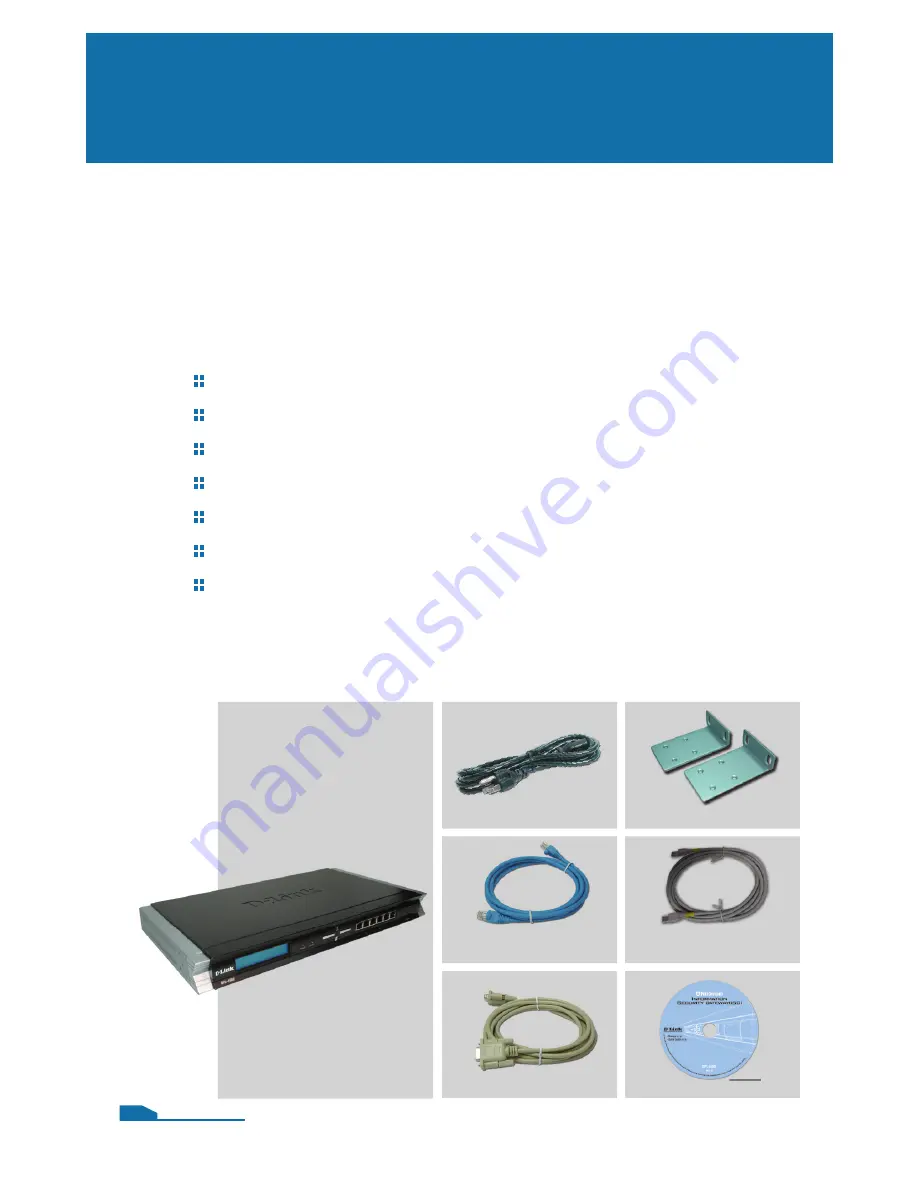 D-Link DFL-1600 - Security Appliance Quick Manual Download Page 3