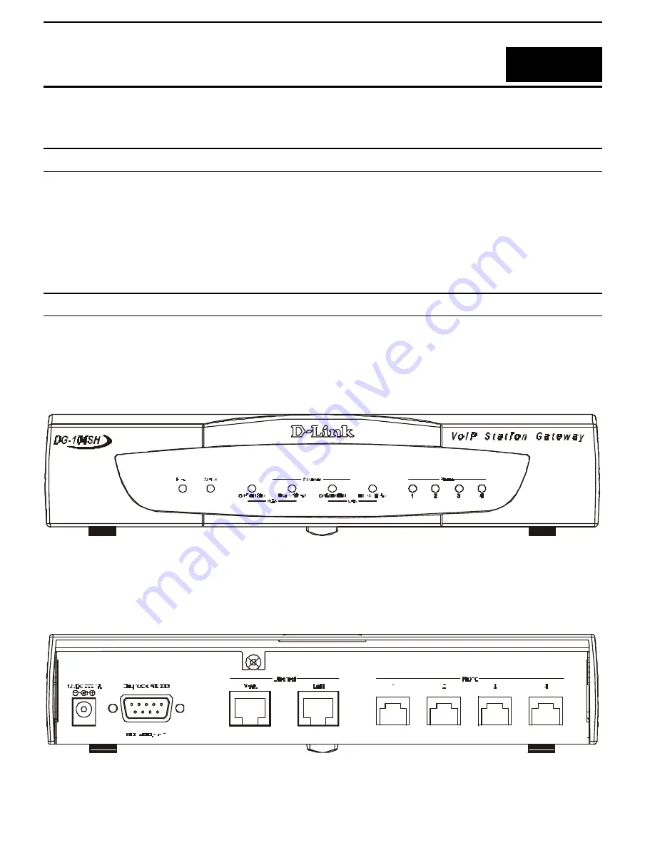 D-Link DG-104SH User Manual Download Page 8