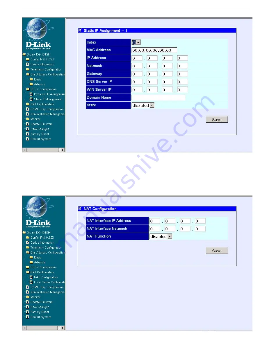 D-Link DG-104SH User Manual Download Page 55