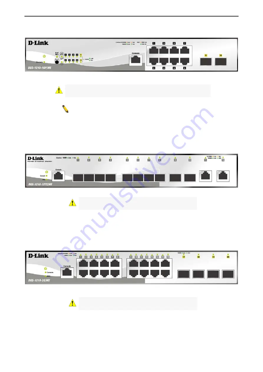 D-Link DGS-1210-12TS/ME Скачать руководство пользователя страница 10