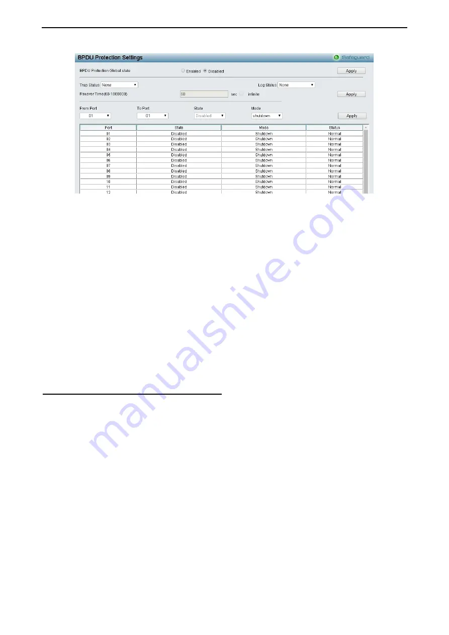 D-Link DGS-1210-12TS/ME User Manual Download Page 62