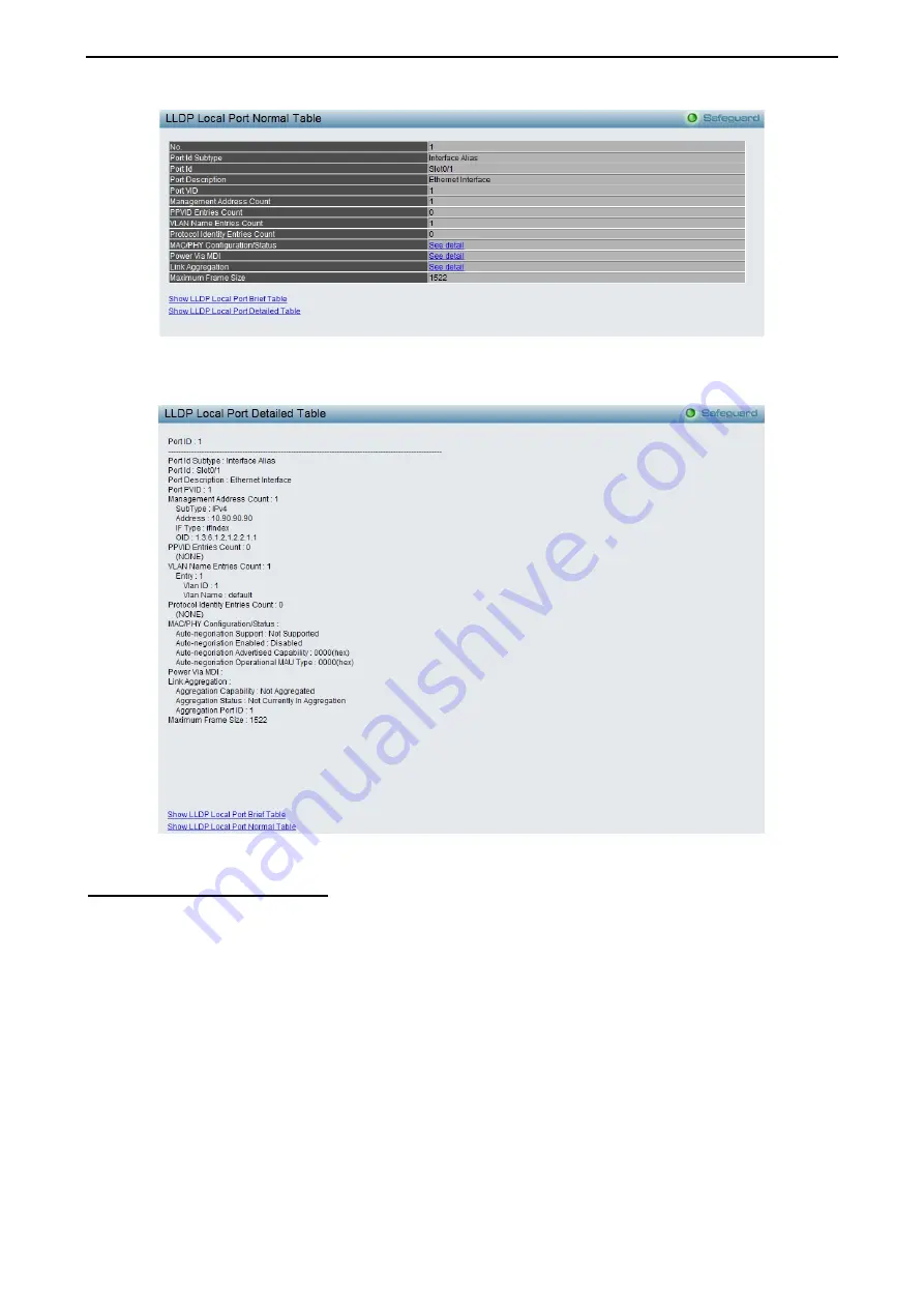 D-Link DGS-1210-12TS/ME User Manual Download Page 151