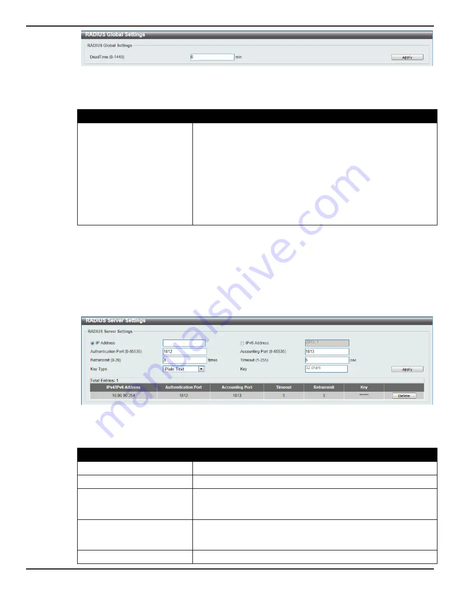 D-Link DGS-1510 Series Web Ui Reference Manual Download Page 301