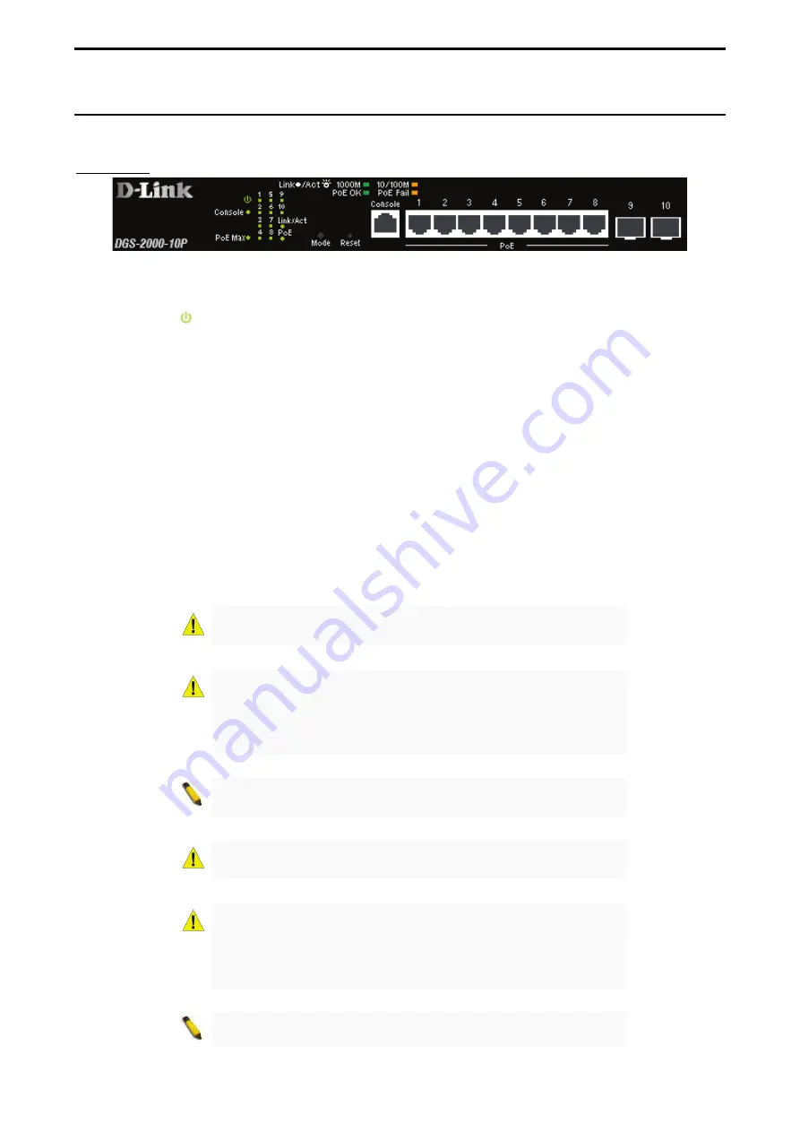 D-Link DGS-2000 Series Reference Manual Download Page 11