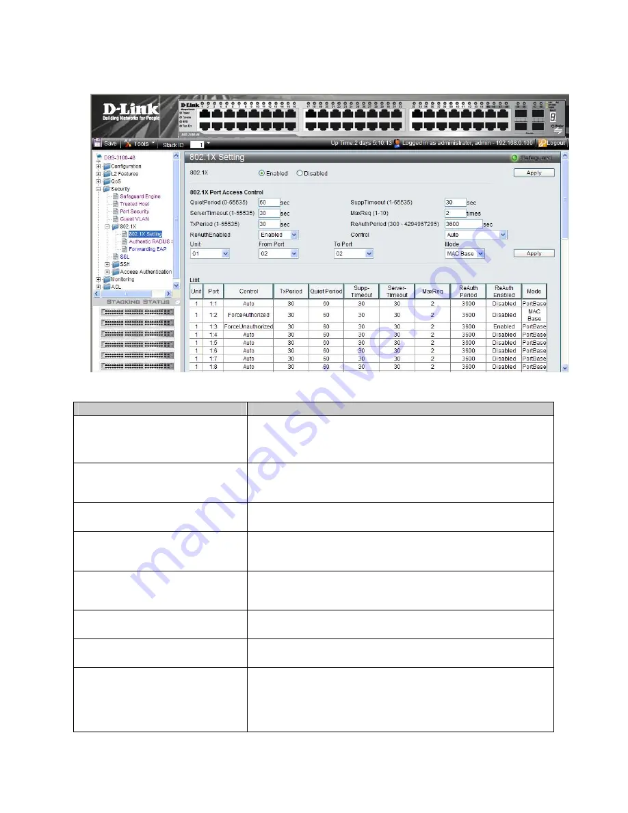 D-Link DGS-3100-48 Скачать руководство пользователя страница 154