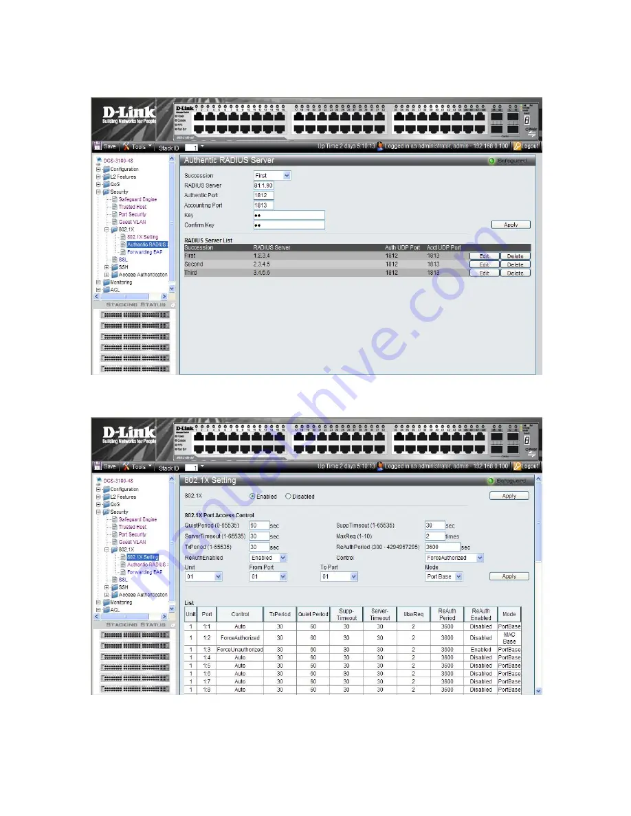 D-Link DGS-3100-48 Скачать руководство пользователя страница 157