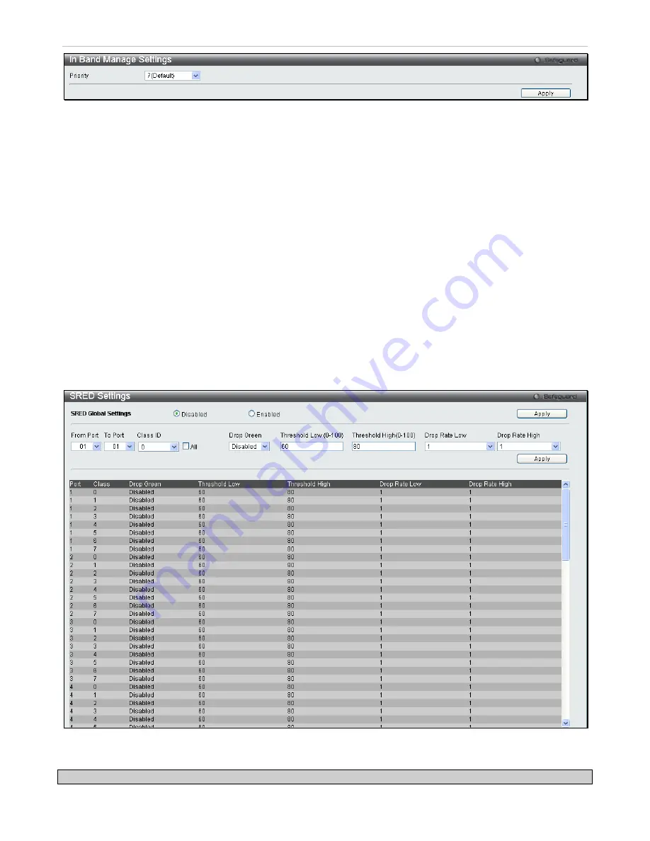 D-Link DGS-3700 Series User Manual Download Page 151