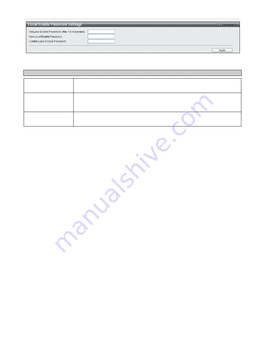 D-Link DGS-3700 Series User Manual Download Page 190