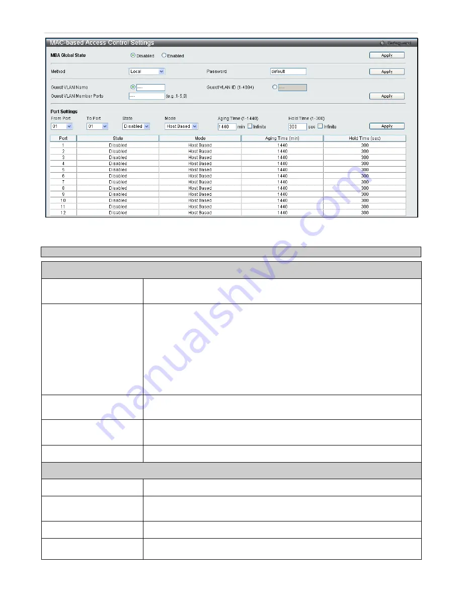 D-Link DGS-3700 Series User Manual Download Page 192