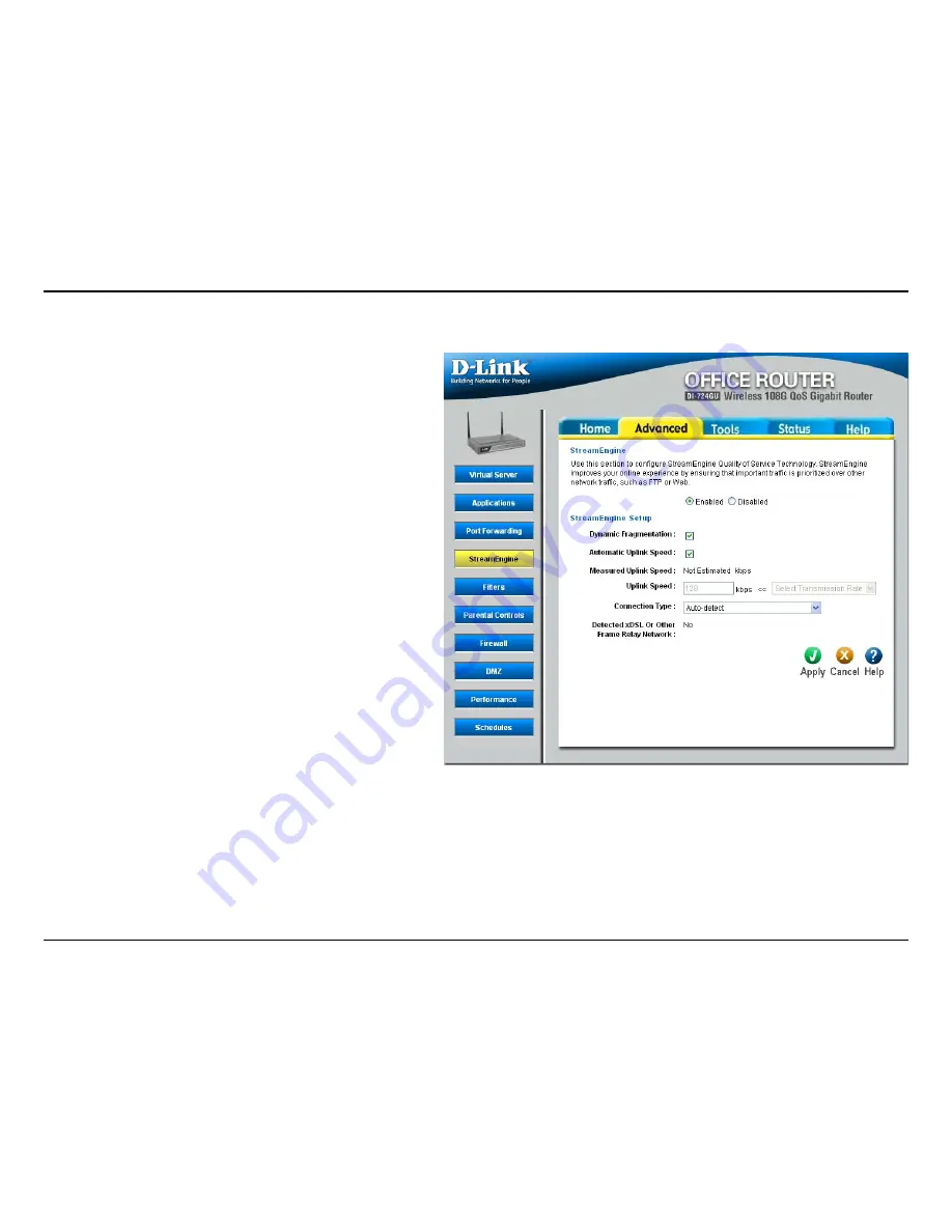 D-Link DI-724GU - Wireless 108G QoS Gigabit Office... User Manual Download Page 47