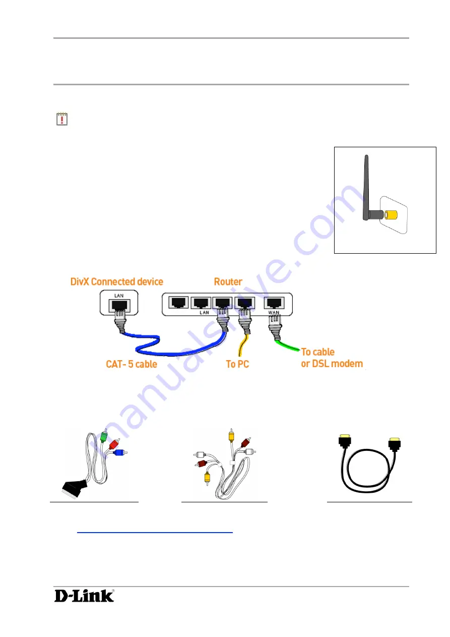 D-Link DivX Connected DSM-330 User Manual Download Page 9