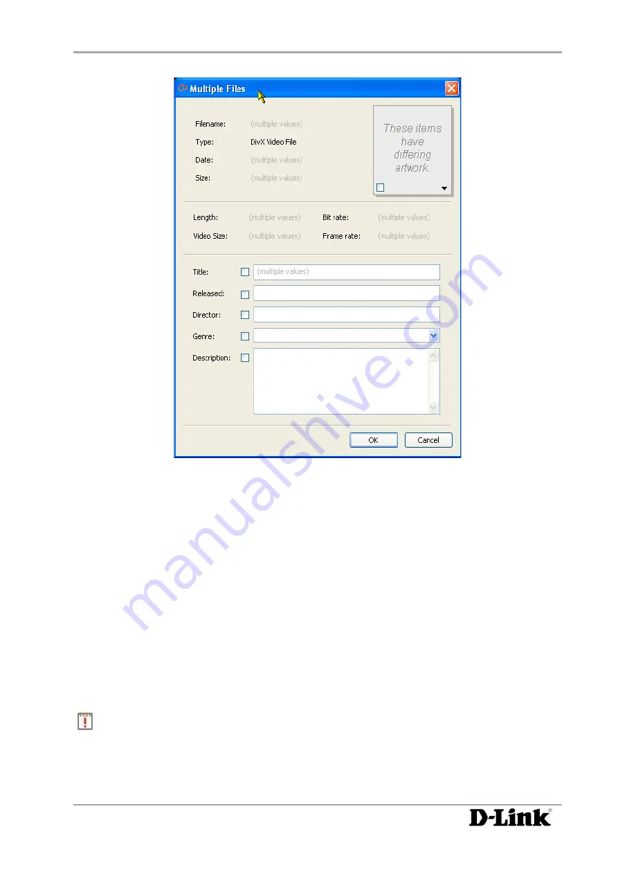 D-Link DivX Connected DSM-330 User Manual Download Page 30