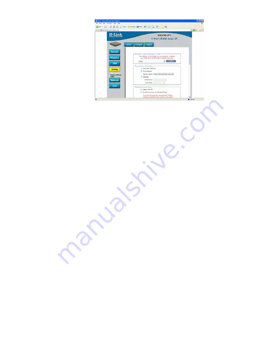 D-Link DKVM-IP1 Manual Download Page 46