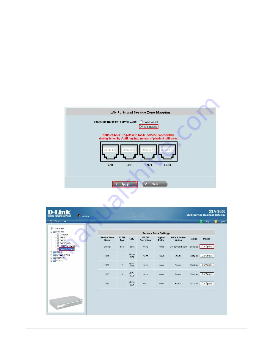 D-Link DSA-3600 Quick Install Manual Download Page 12