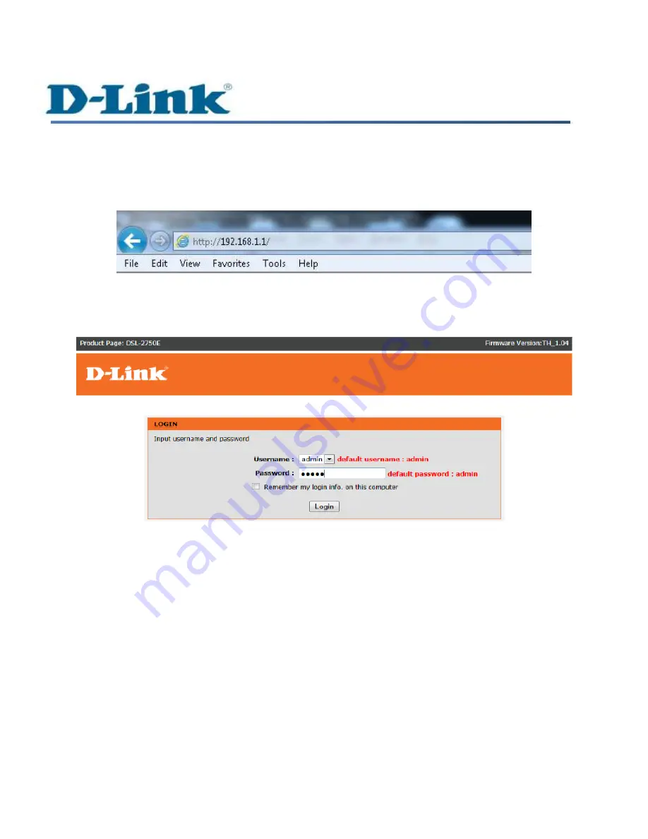 D-Link DSL-2750E Technical Support Setup Procedure Download Page 9