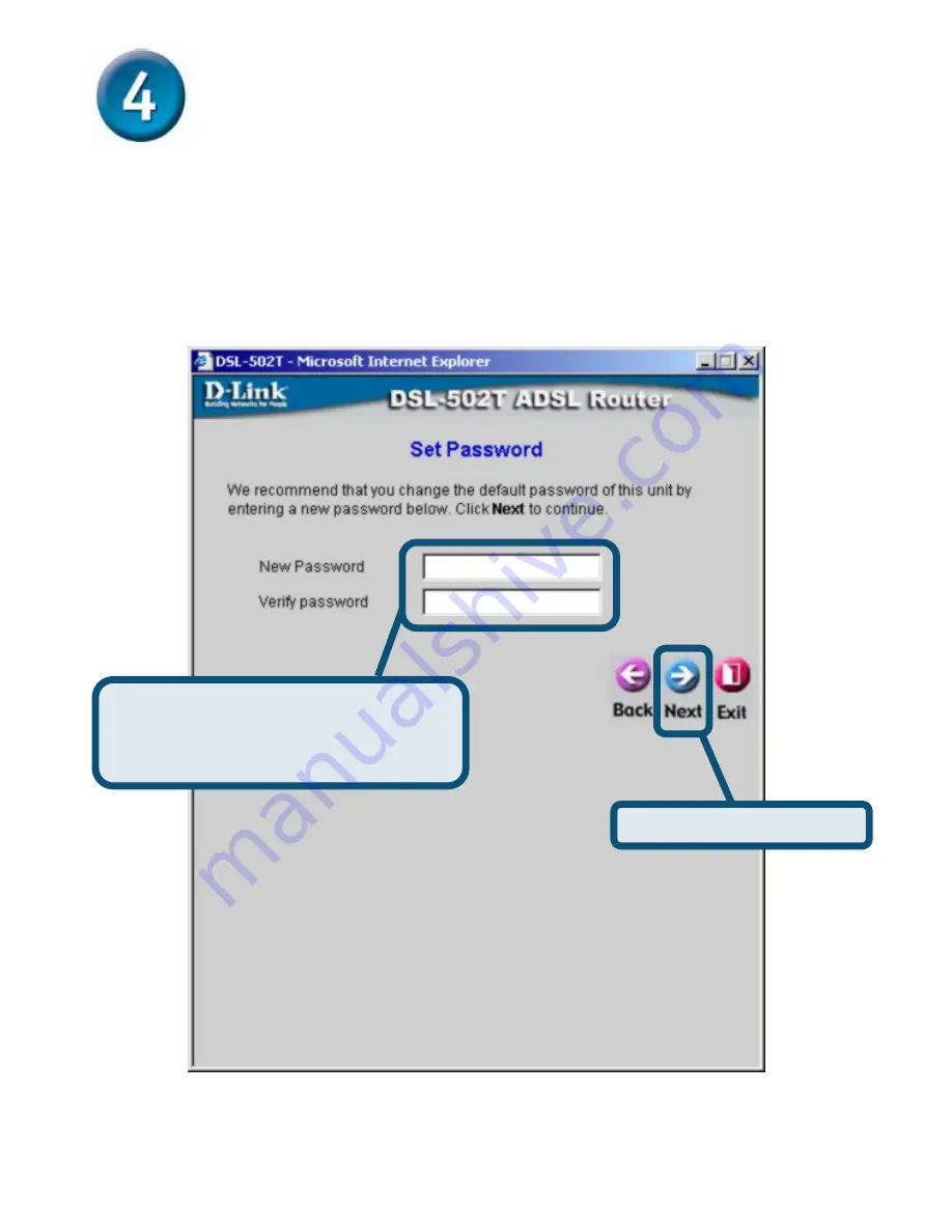 D-Link DSL-502T Quick Install Manual Download Page 11