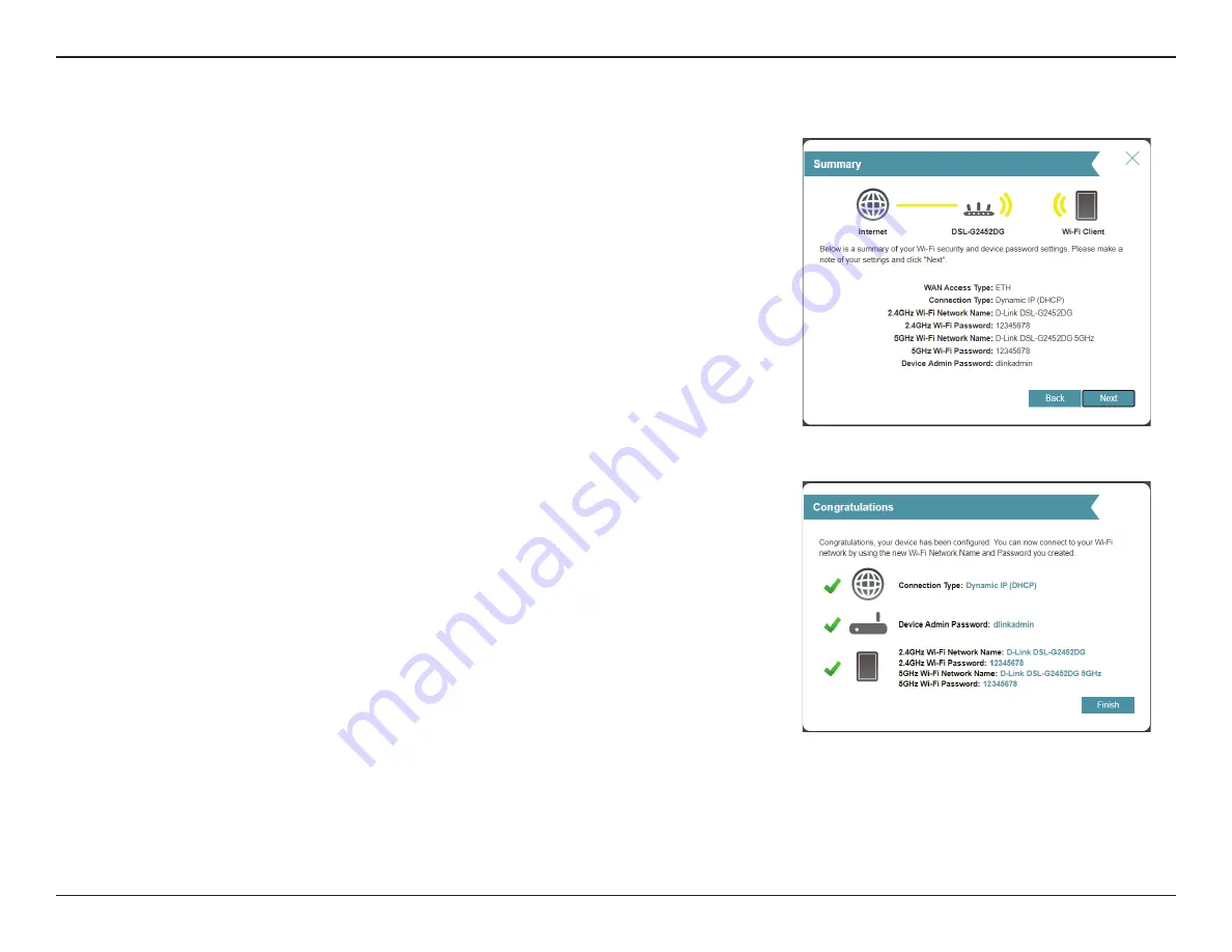 D-Link DSL-G2452DG User Manual Download Page 21