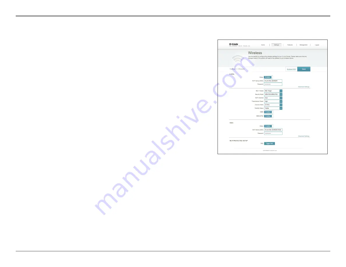 D-Link DSL-G2452DG User Manual Download Page 46