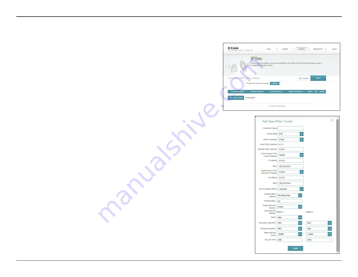 D-Link DSL-G2452DG User Manual Download Page 66