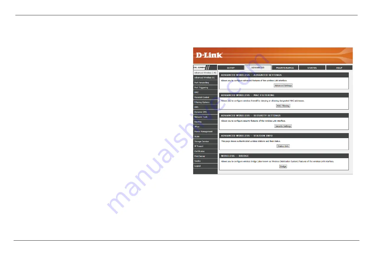 D-Link DSL-G256DG User Manual Download Page 45