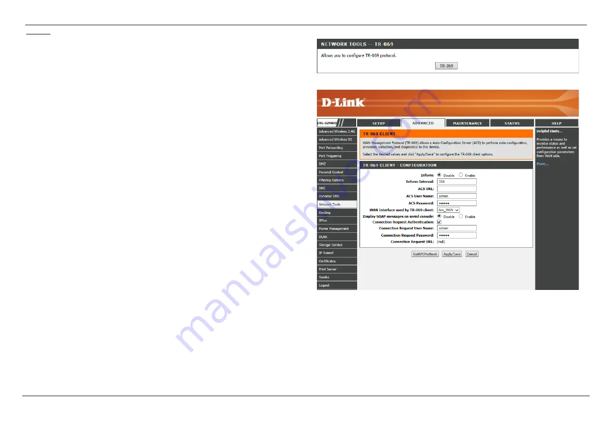 D-Link DSL-G256DG User Manual Download Page 117