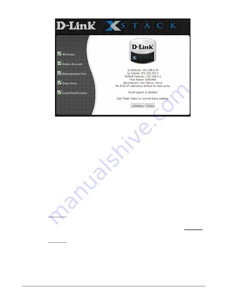 D-Link DSN-1100 User Manual Download Page 25