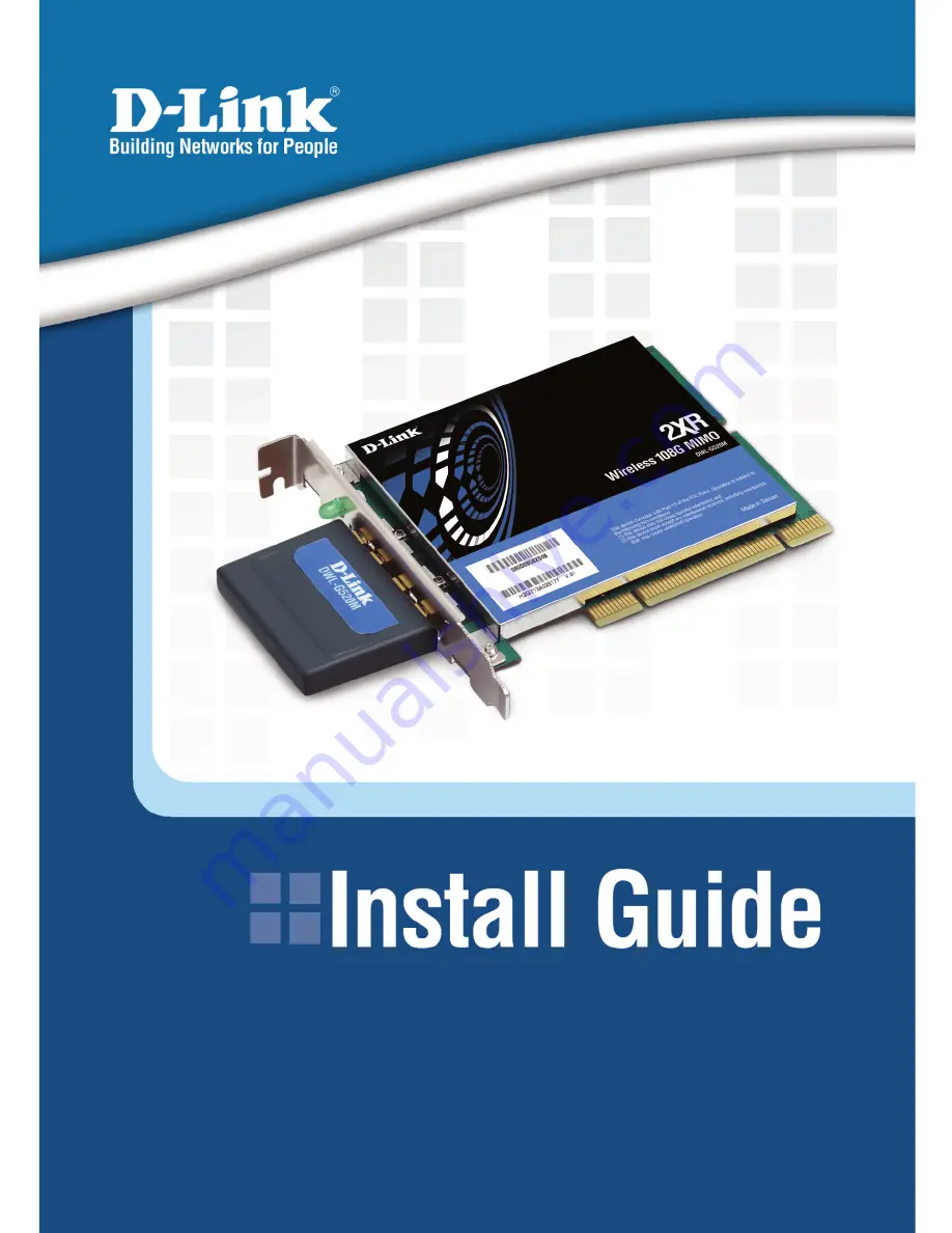 D-Link DWL-G520M Install Manual Download Page 1