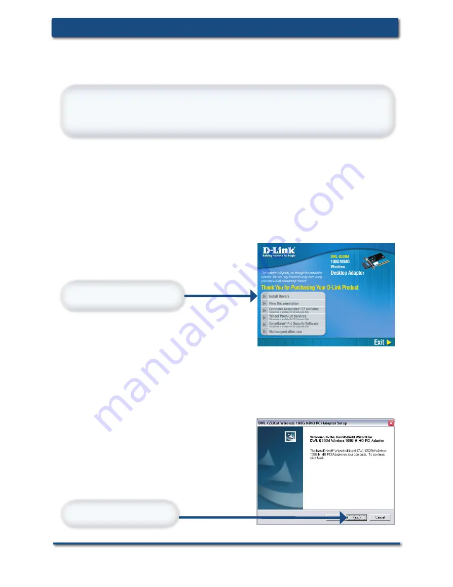 D-Link DWL-G520M Install Manual Download Page 4