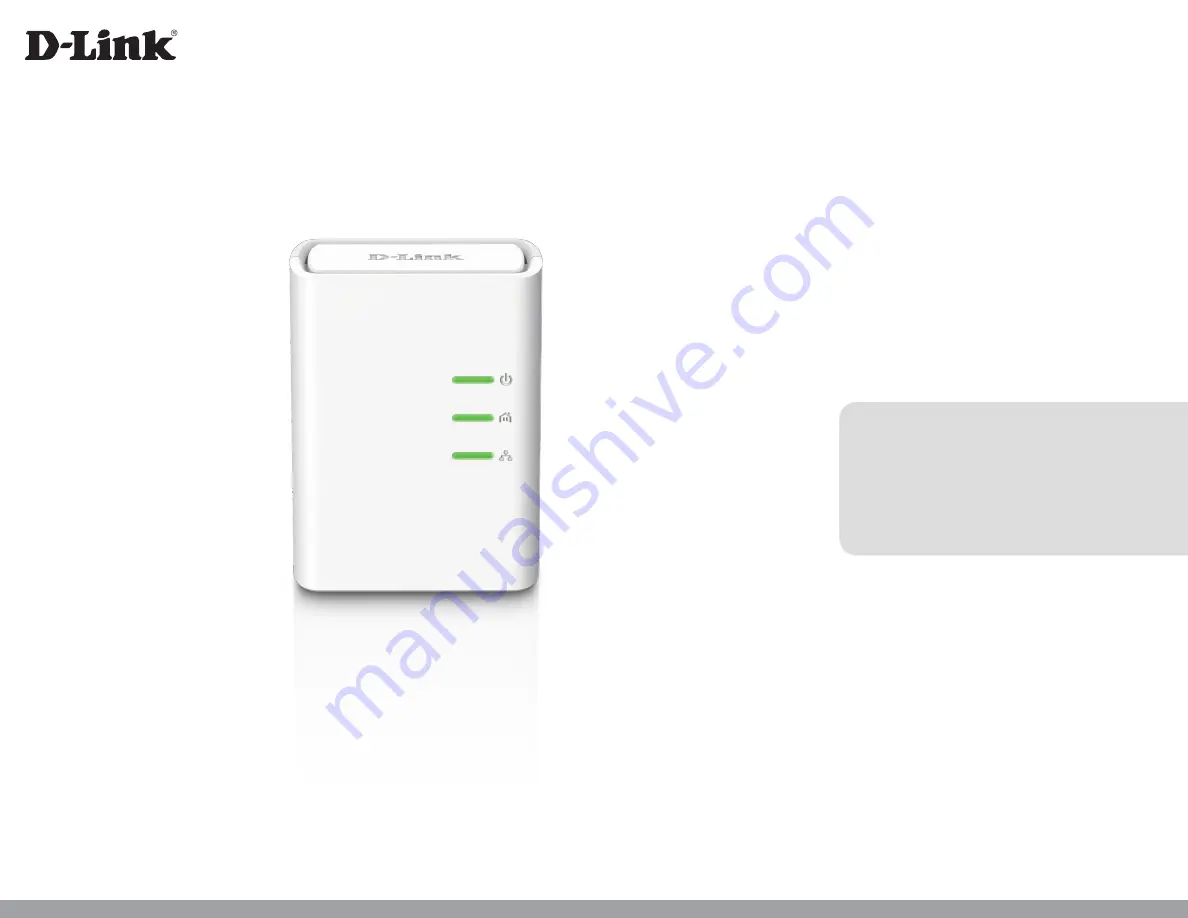 D-Link PowerLine AV 500 Mini Скачать руководство пользователя страница 1