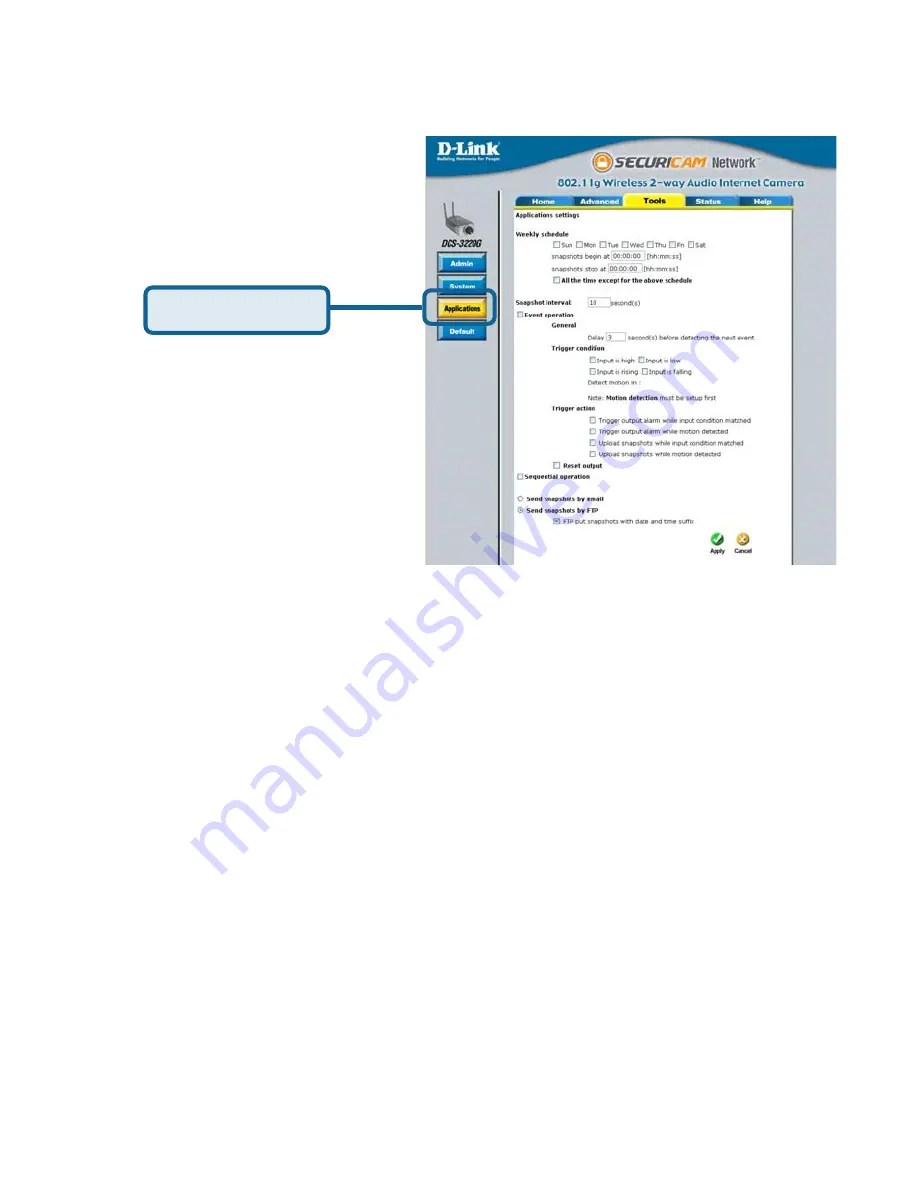 D-Link SECURICAM Network DCS-3220G Скачать руководство пользователя страница 132