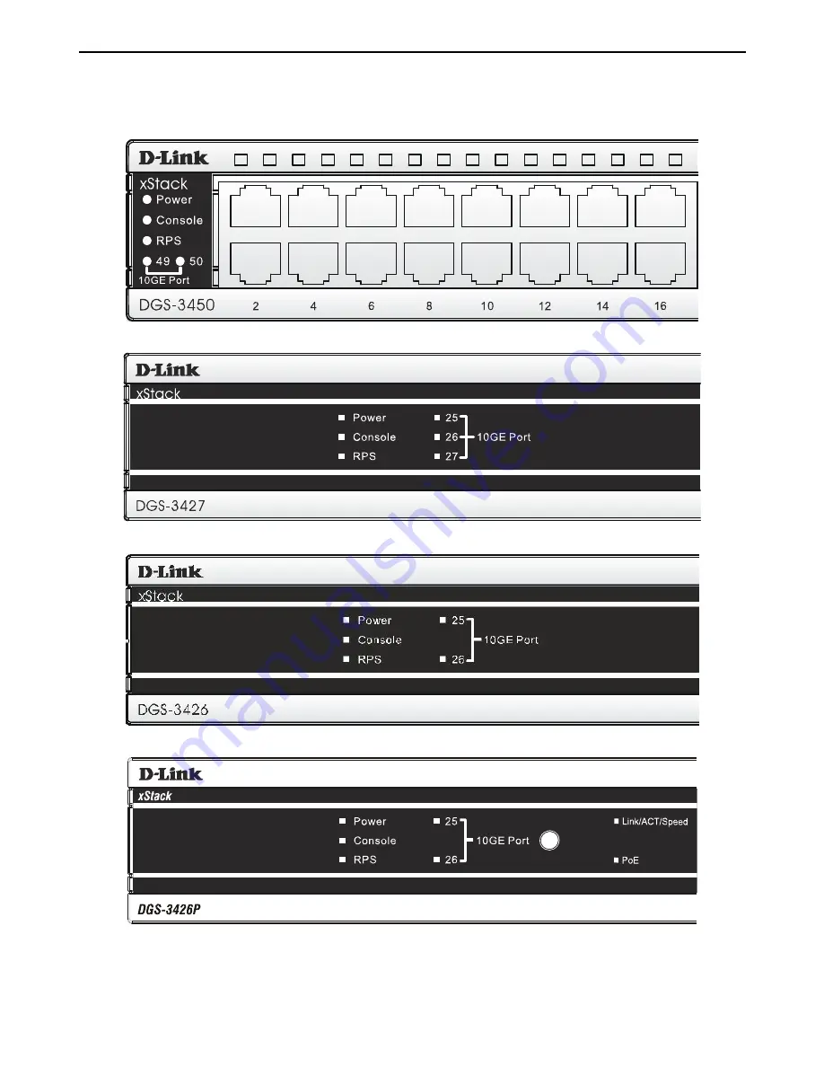 D-Link xStack DGS-3426 User Manual Download Page 19