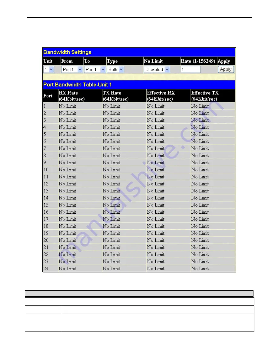 D-Link xStack DGS-3426 User Manual Download Page 182