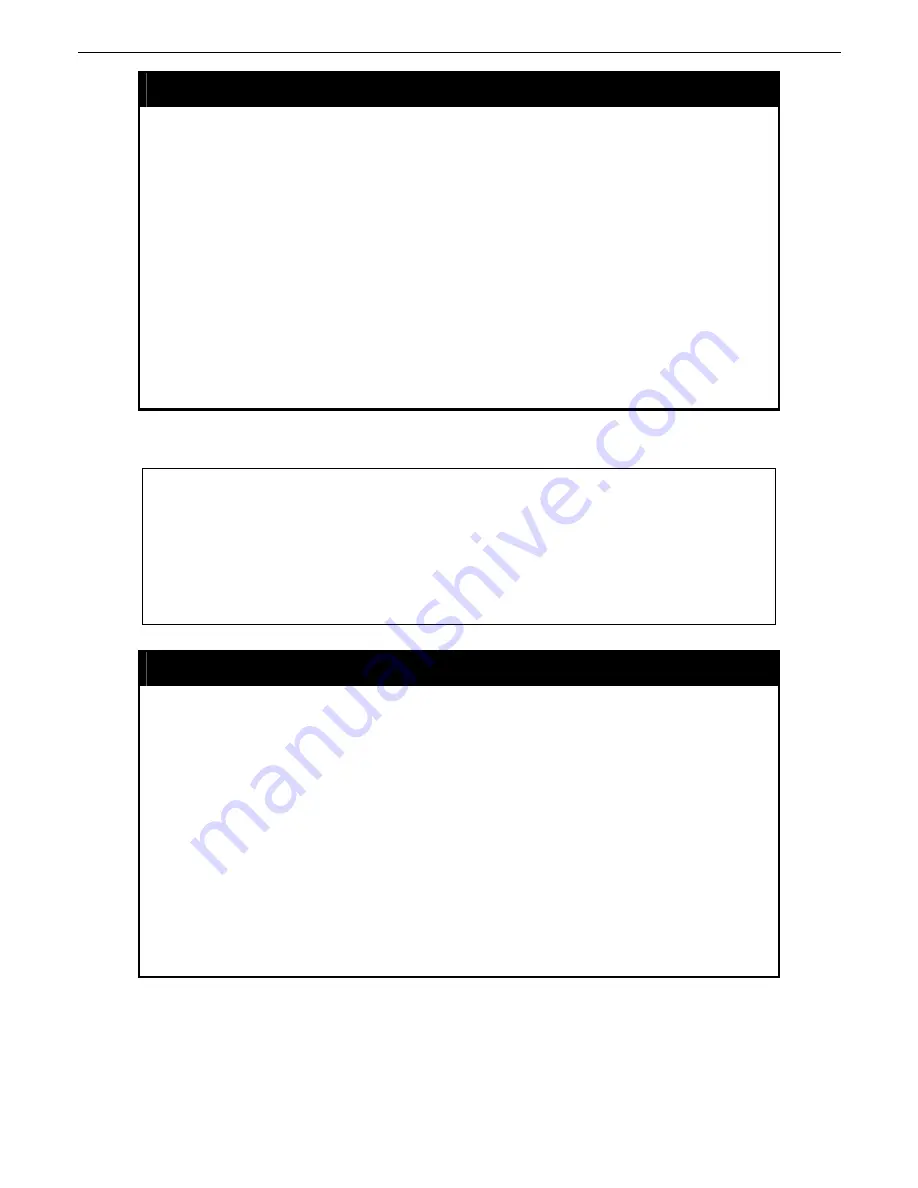 D-Link xStack DGS-3600 Series Cli Manual Download Page 163