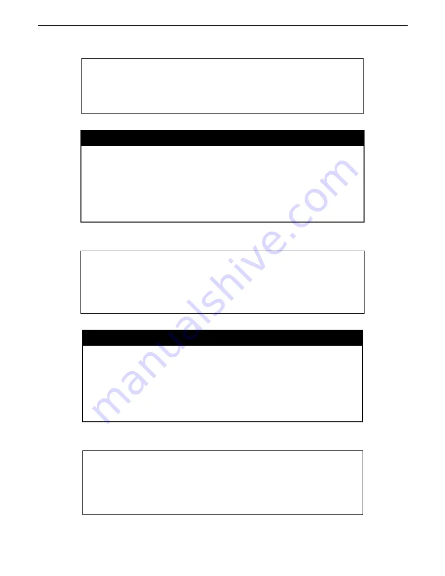 D-Link xStack DGS-3612G series Cli Manual Download Page 61