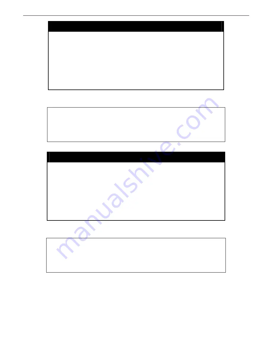 D-Link xStack DGS-3612G series Cli Manual Download Page 206