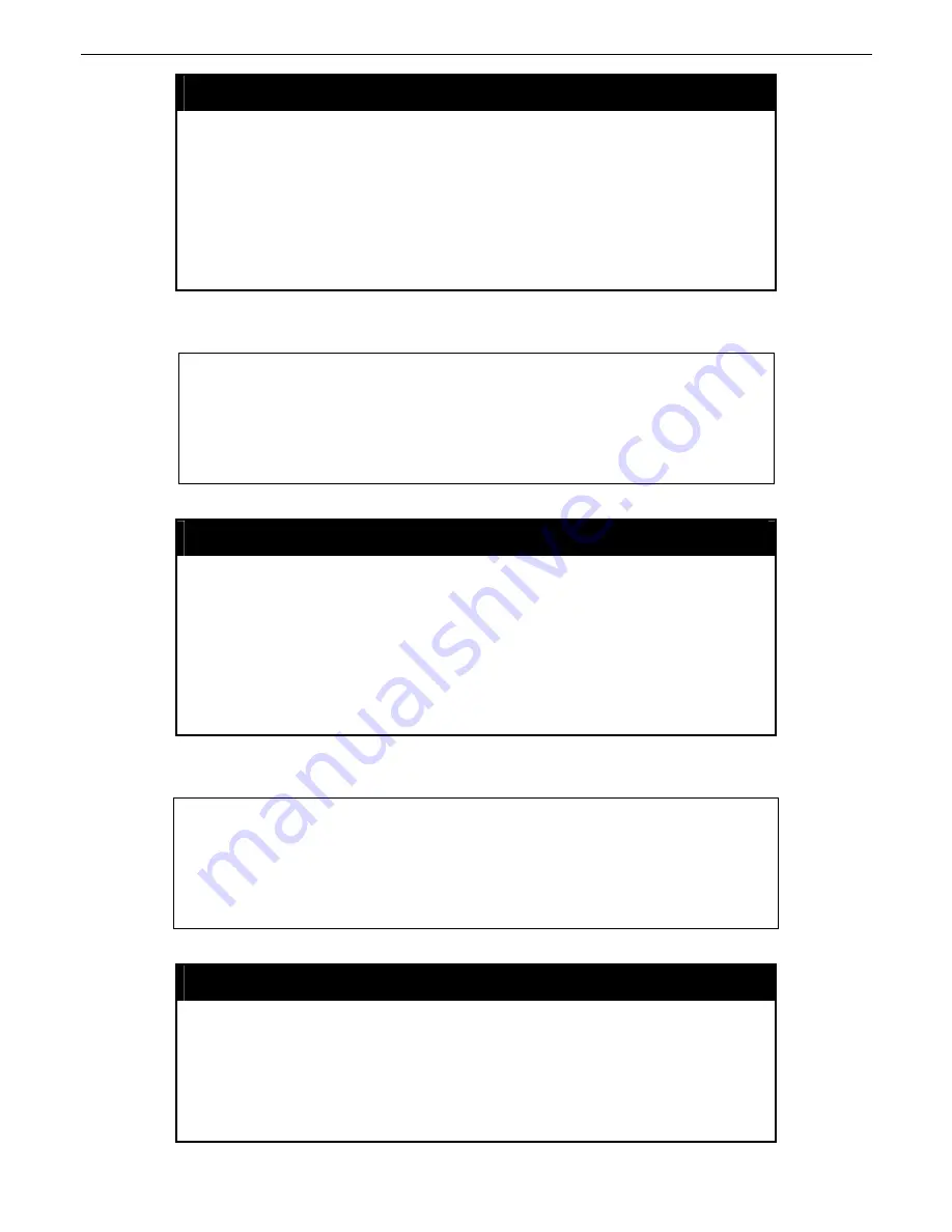 D-Link xStack DGS-3612G series Cli Manual Download Page 280